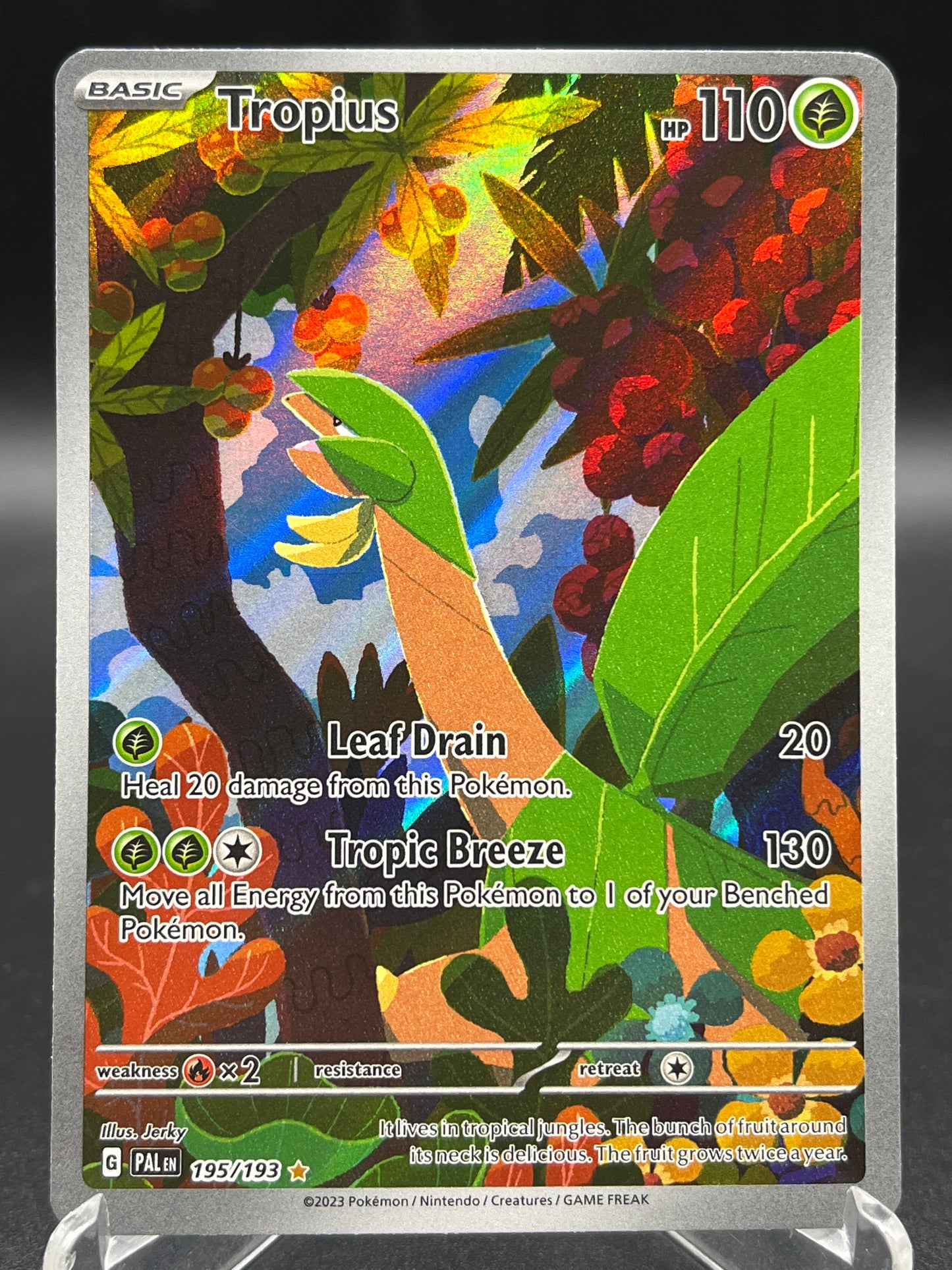 Pokemon TCG: 2023 Tropius 195/193 Paldea Evolved