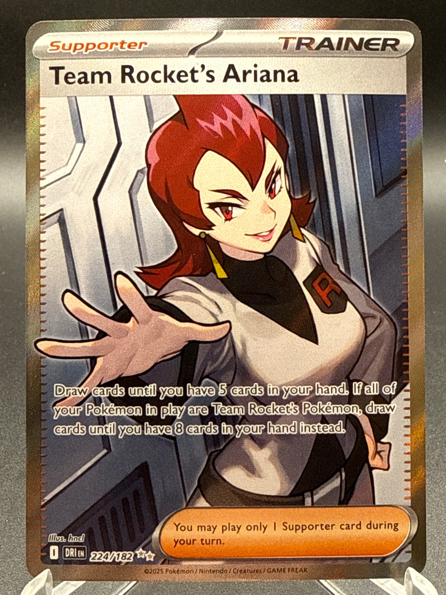 Pokémon TCG: 2025 Team Rocket's Ariana - 224/182 - SV: Destined Rivals