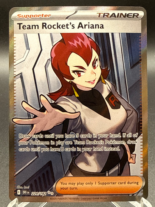 Pokémon TCG: 2025 Team Rocket's Ariana - 224/182 - SV: Destined Rivals