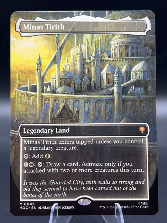 Magic The Gathering: 2026 Minas Tirith (Borderless) - The Hobbit: Eternal-Legal