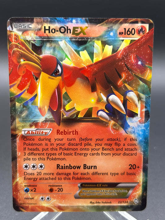 Pokémon TCG: 2012 Ho-Oh EX 22/124 B&W Dragons Exaulted
