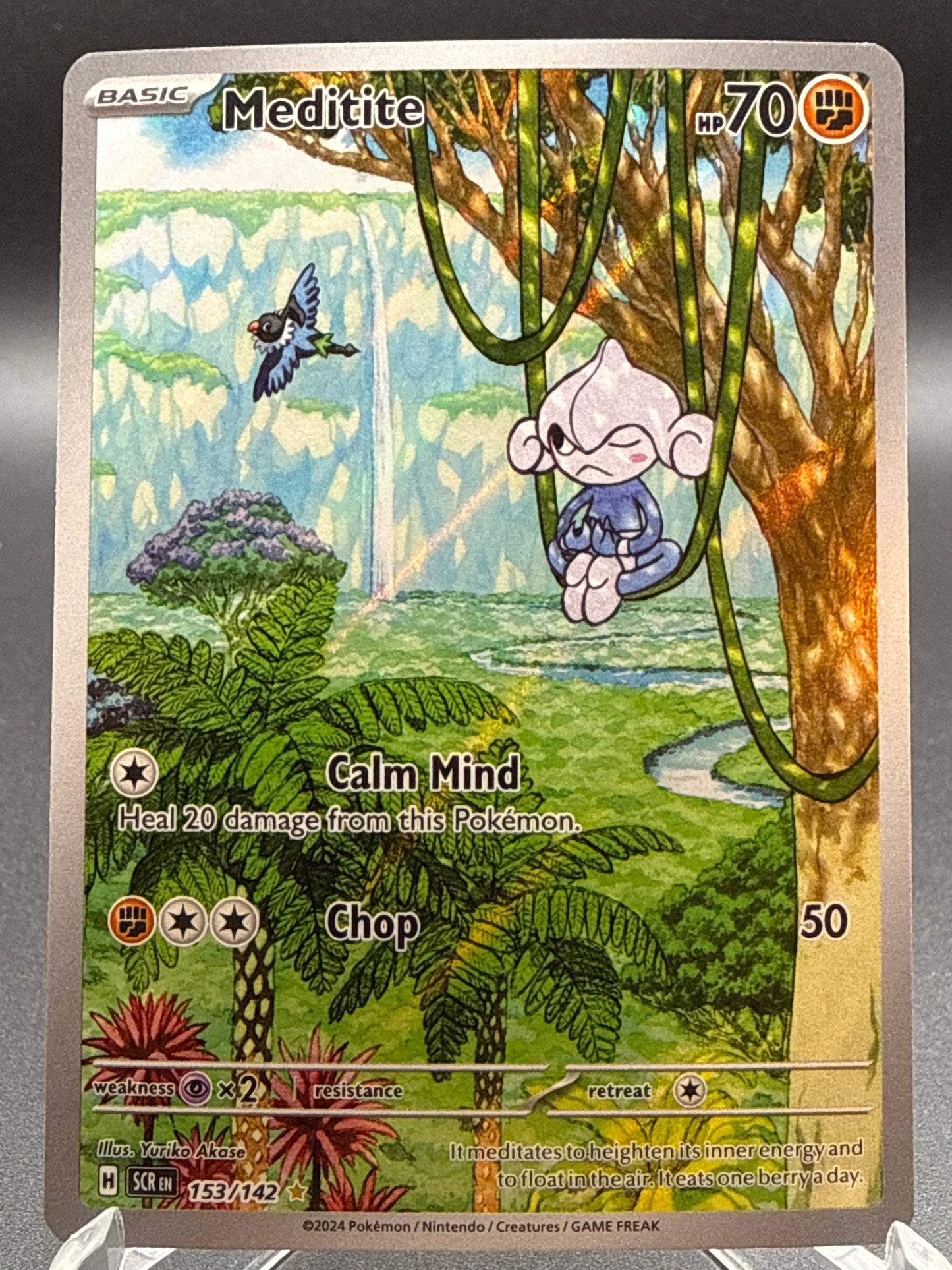 Pokémon TCG: 2024 Meditite - 153/142 - SV07: Stellar Crown