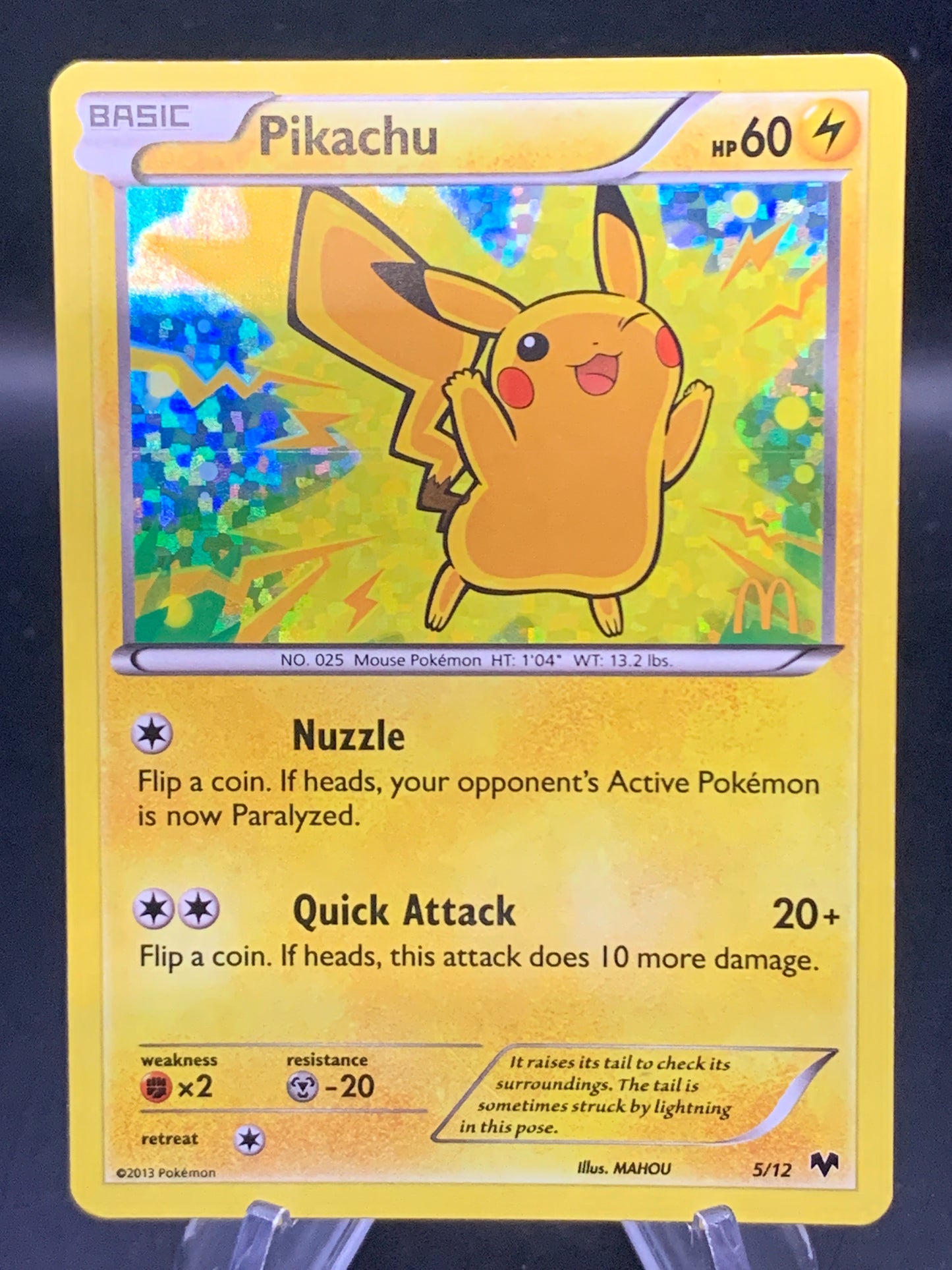 Pokémon TCG: 2014 Pikachu 5/12 McDonald's Promos