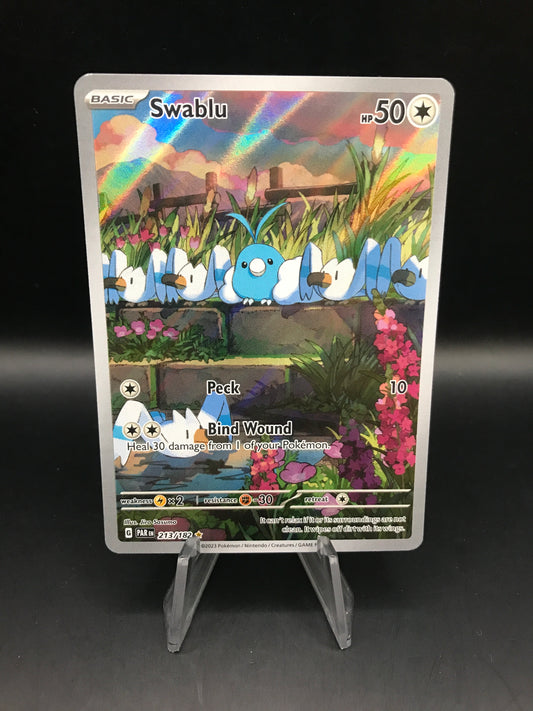 Pokémon TCG: 2023 Swablu 213/182 S&V Paradox Rift LP