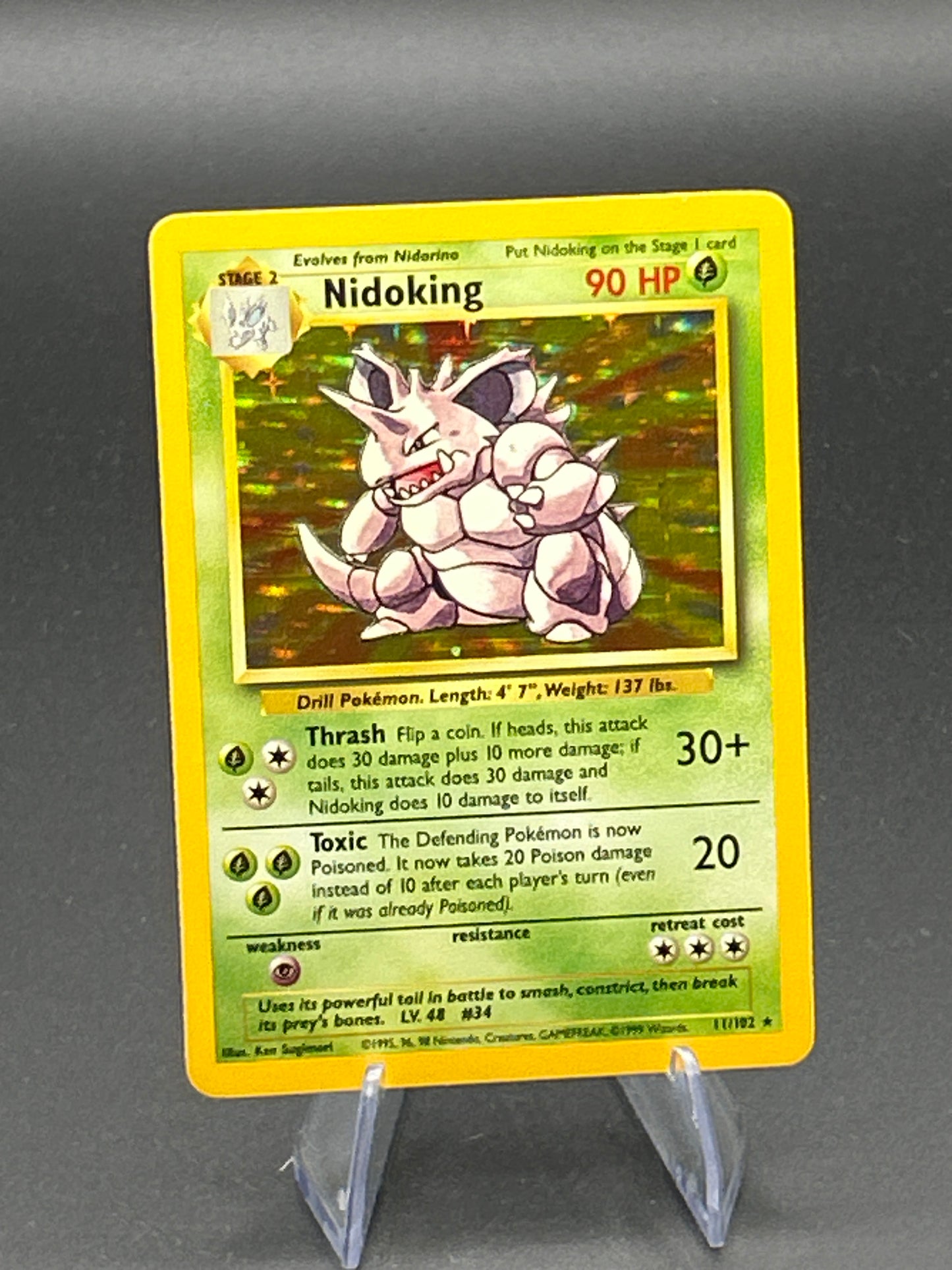 Pokemon TCG: Nidoking 11/102 - Base Set