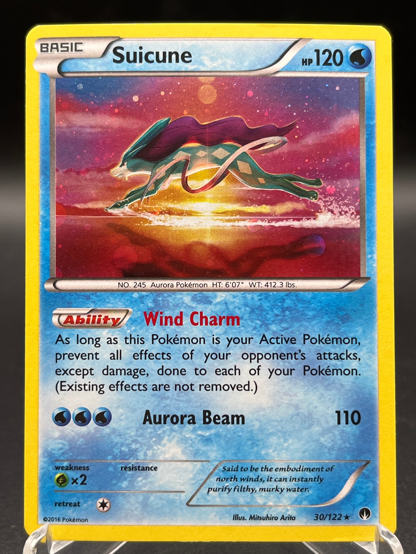 Pokémon TCG: 2016 Suicune - 30/122 (Cosmos Holo) - Blister Exclusives
