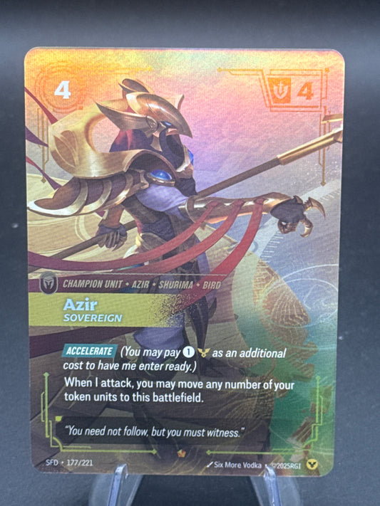 Riftbound TCG: Azir, Sovereign 177/221  - Spiritforged