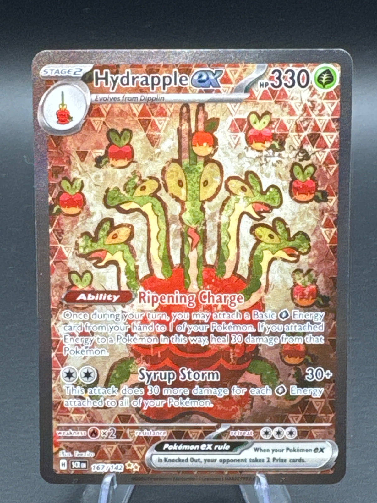 Pokémon TCG: 2024 Hydrapple ex 167/142 S&V: Stellar Crown