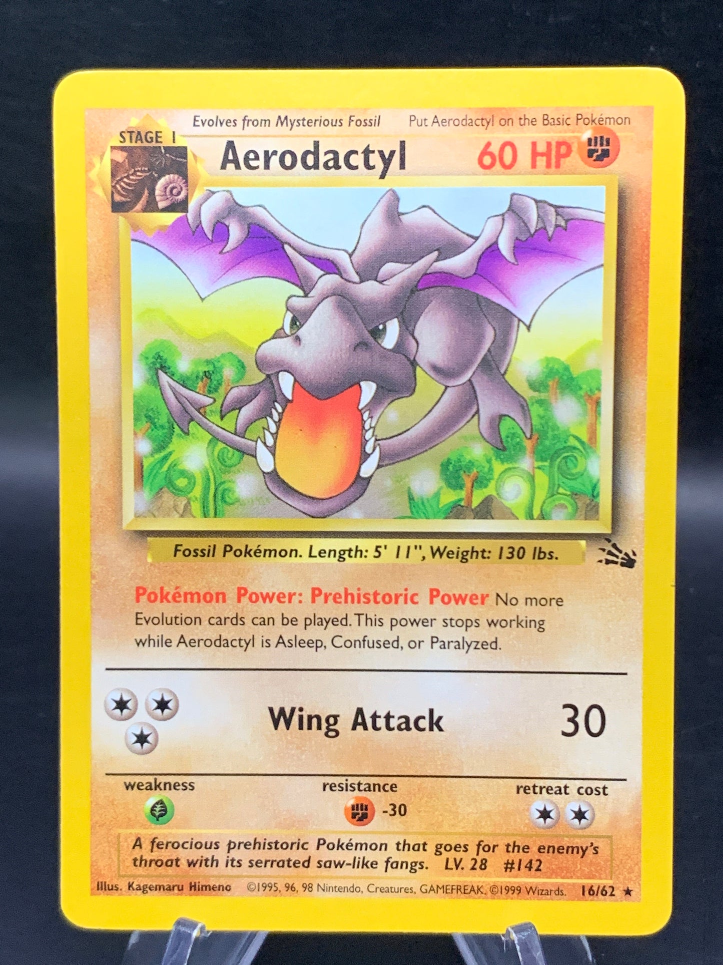 Pokémon TCG: 1999 Aerodactyl - 16/62 - Fossil