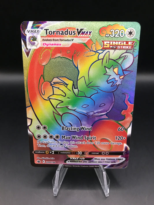 Pokémon TCG: 2021 Tornadus VMAX 209/198 SWSH: Chilling Reign