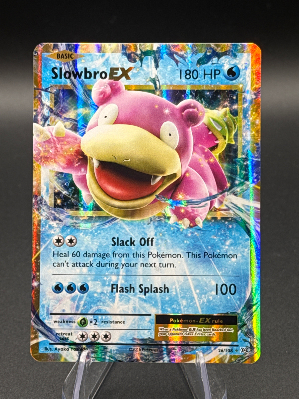 Pokémon TCG: 2016 Slowbro EX 26/108 XY: Evolutions