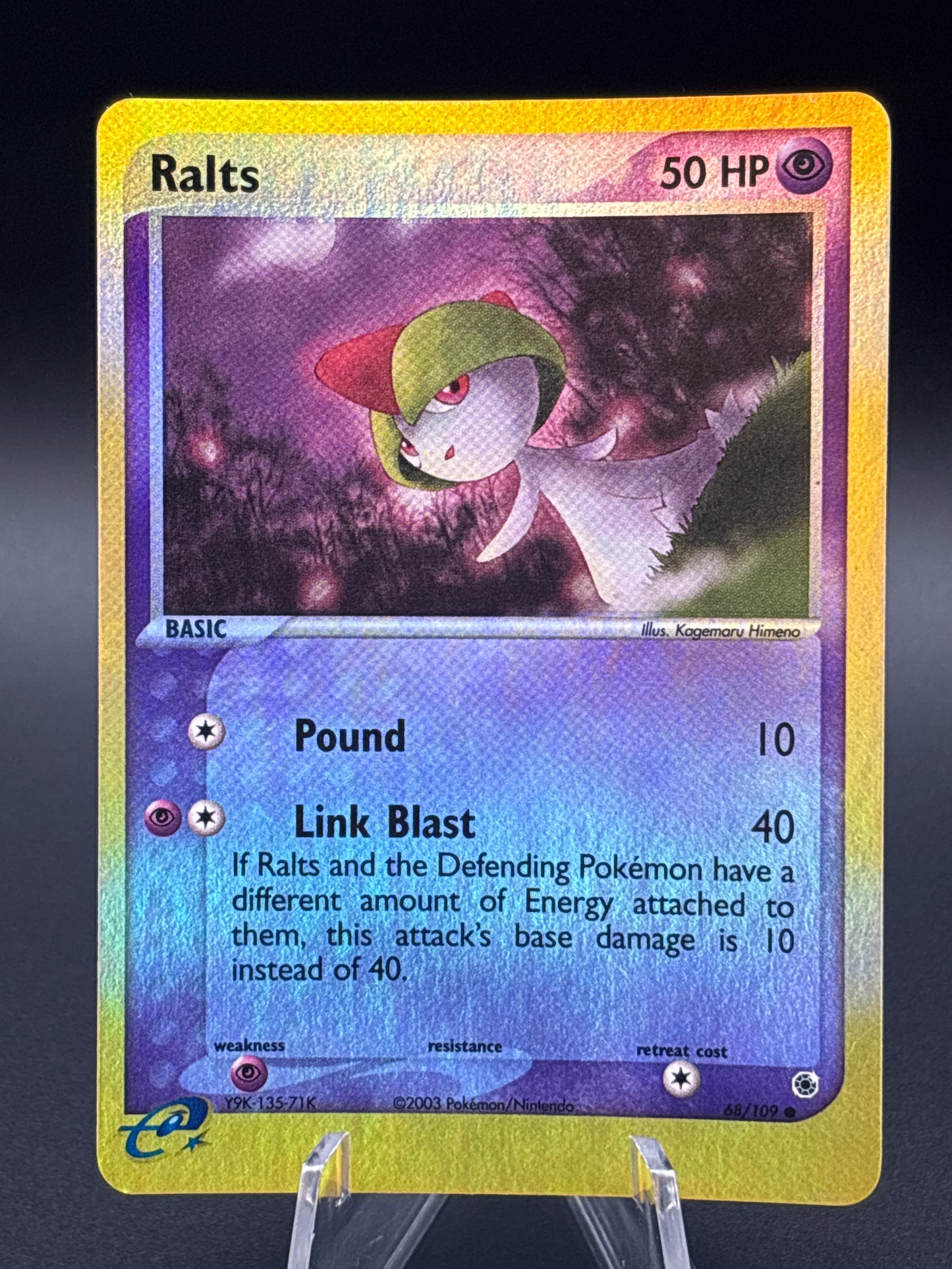 Pokémon TCG: 2003 Ralts - 68/109 - Ruby and Sapphire Reverse Holo