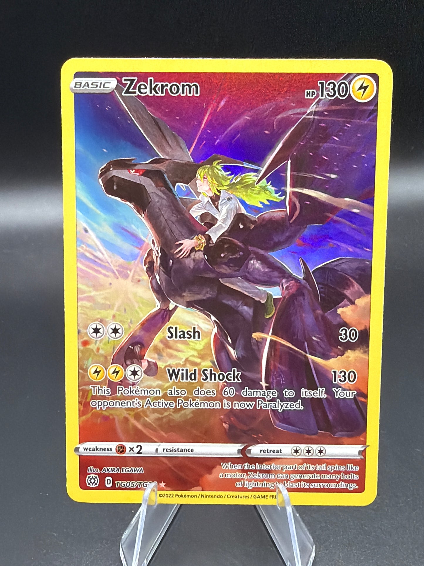 Pokémon TCG: 2022 Zekrom TG05/TG30 Trainer Gallery - MP