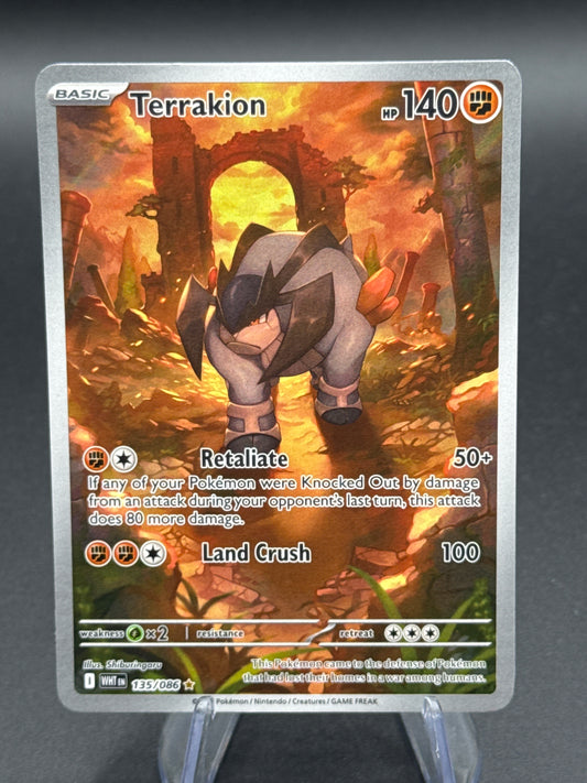 Pokémon TCG: 2025 Terrakion 135/086 SV: White Flare