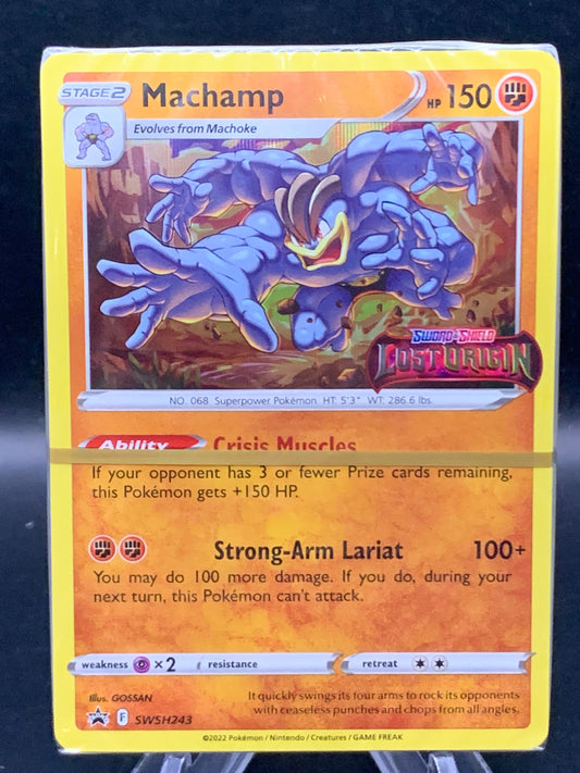 Pokémon TCG: 2022 Machamp SWSH243 SWSH: Lost Origin Prerelease (Sealed)
