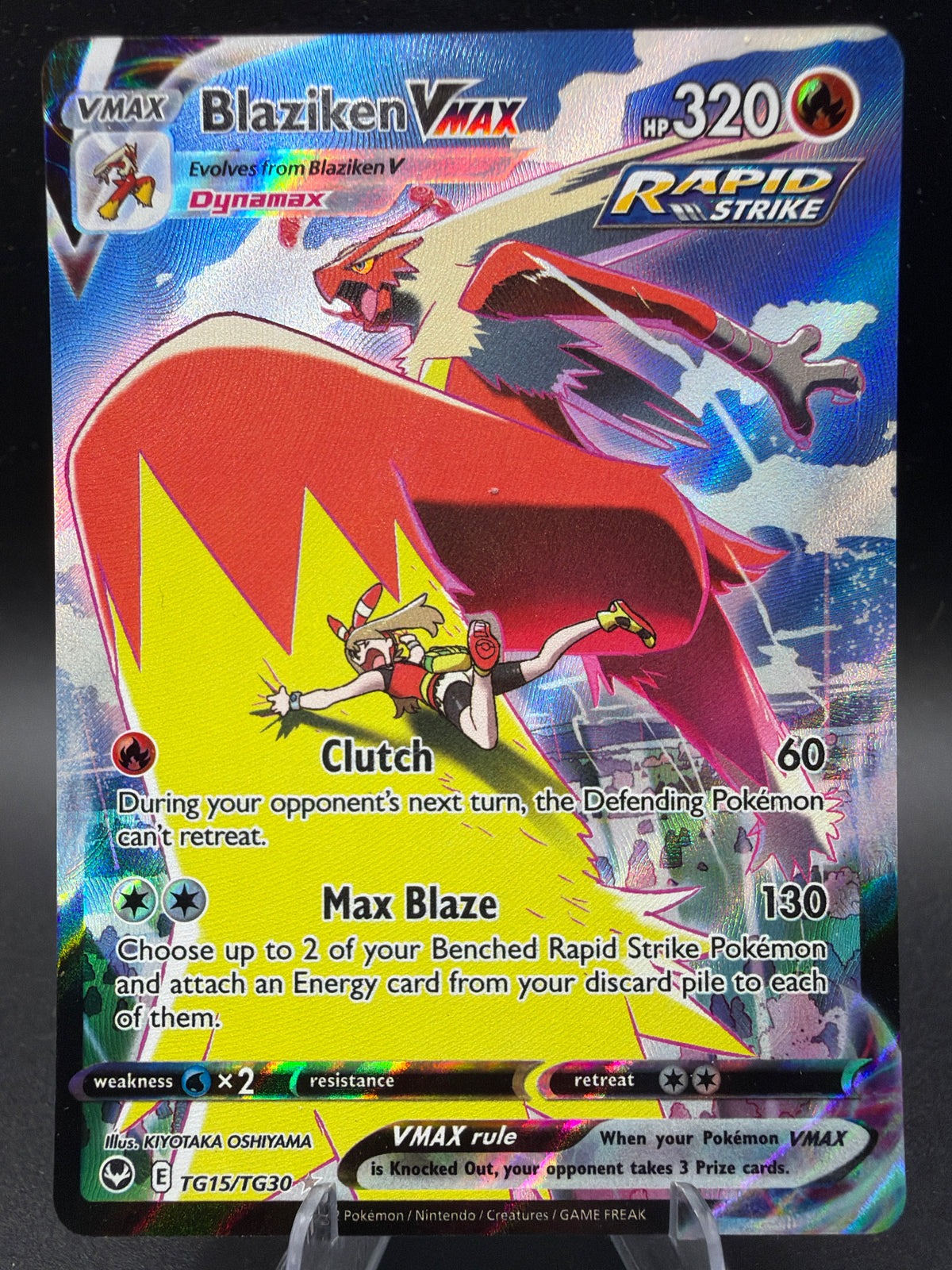 Pokémon TCG: 2022 - Blaziken VMAX - TG15/TG30 - SWSH: Silver Tempest