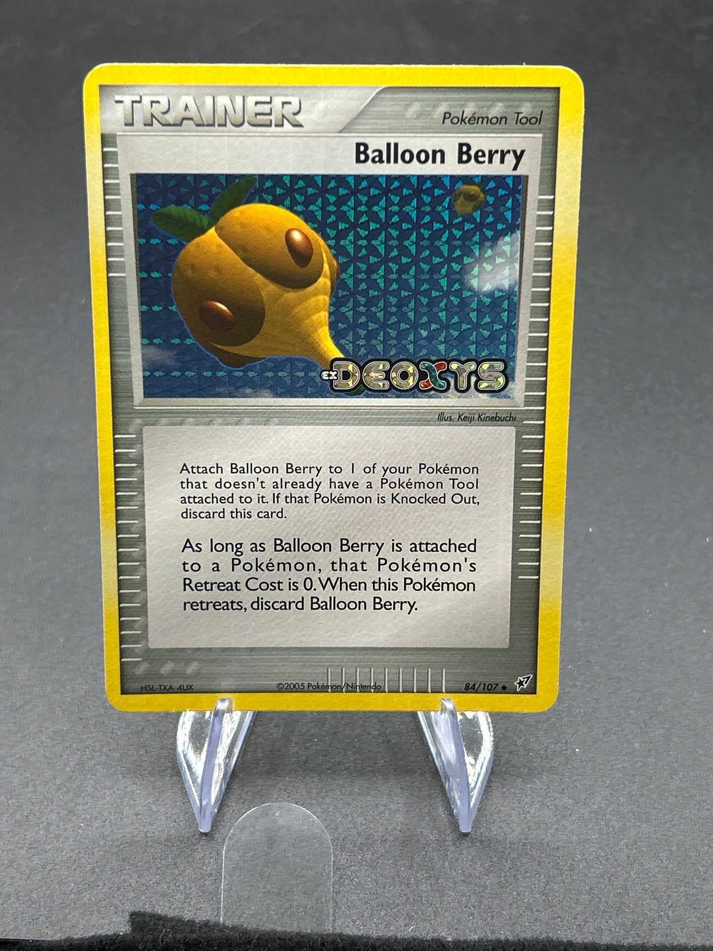 Pokémon TCG: 2005 Balloon Berry - 84/107 - Deoxys (DX) Stamped