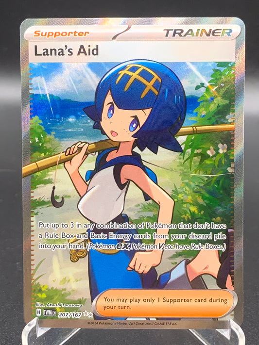 Pokémon TCG: 2024 Lana’s Aid 207/167 S&V: Twilight Masquerade