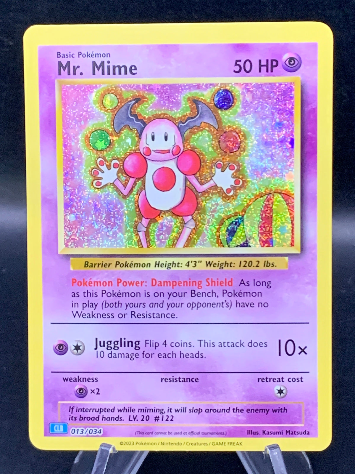 Pokémon TCG: 2023 Mr. Mime - 013/034 - CL: Trading Card Game Classic