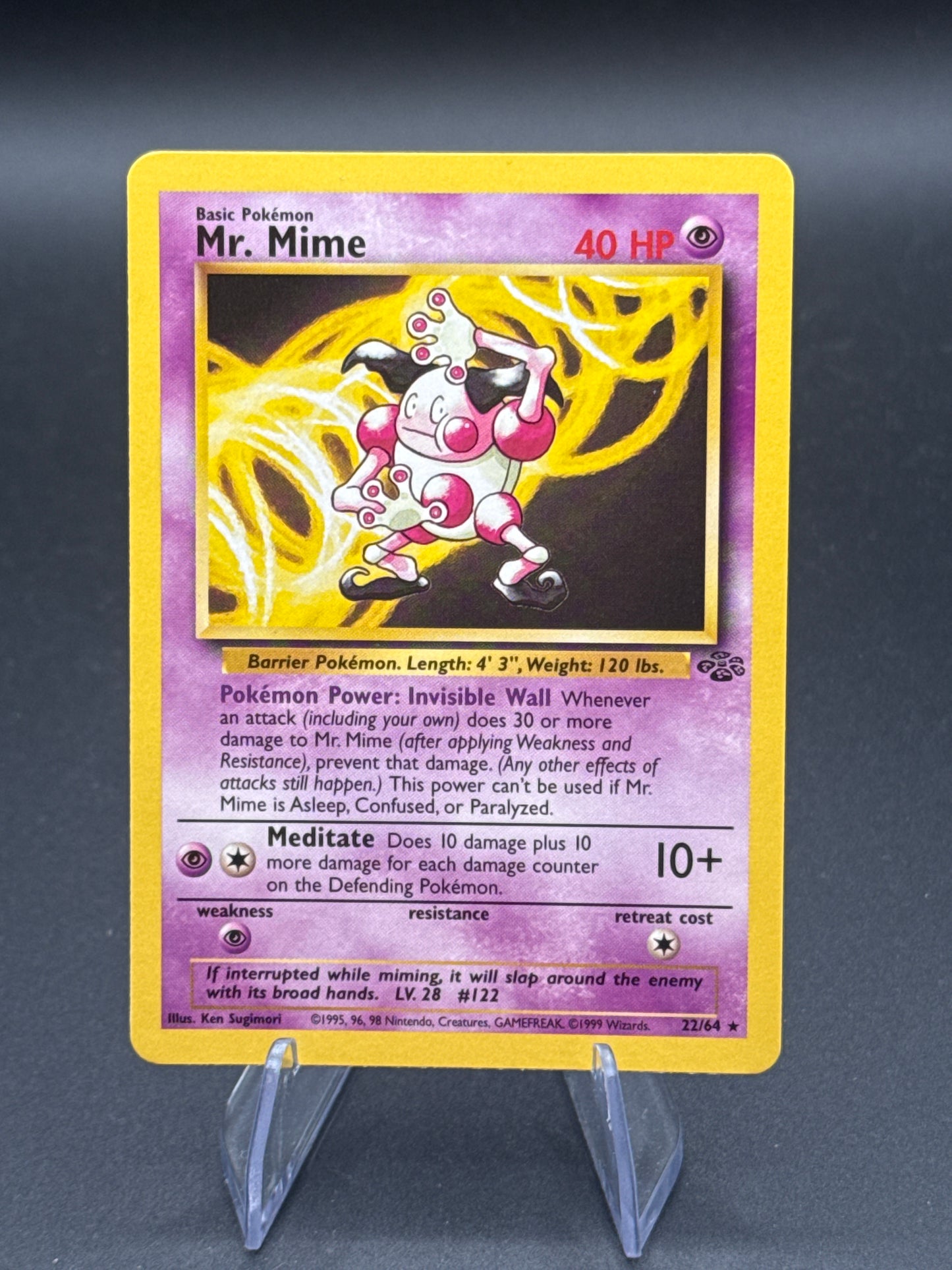 Pokémon TCG: 1999 Mr. Mime 22/64  - Jungle
