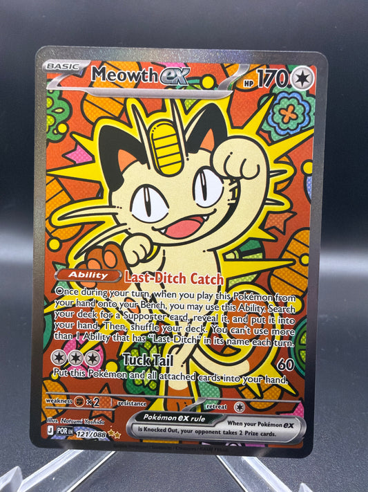 Pokémon TCG: 2026 Meowth ex - 121/088 - ME03: Perfect Order