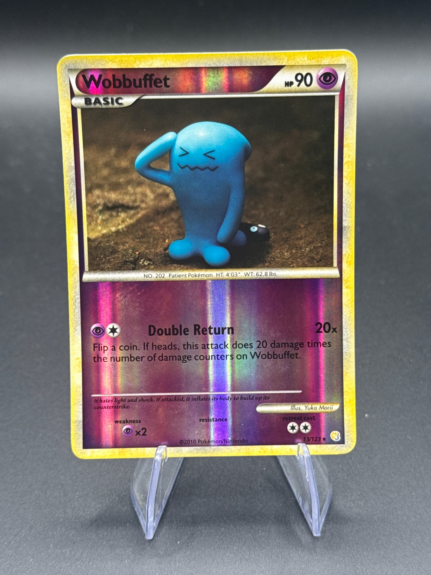Pokémon TCG: 2010 Wobbuffet 13/123 - HeartGold SoulSilver - Reverse Holo