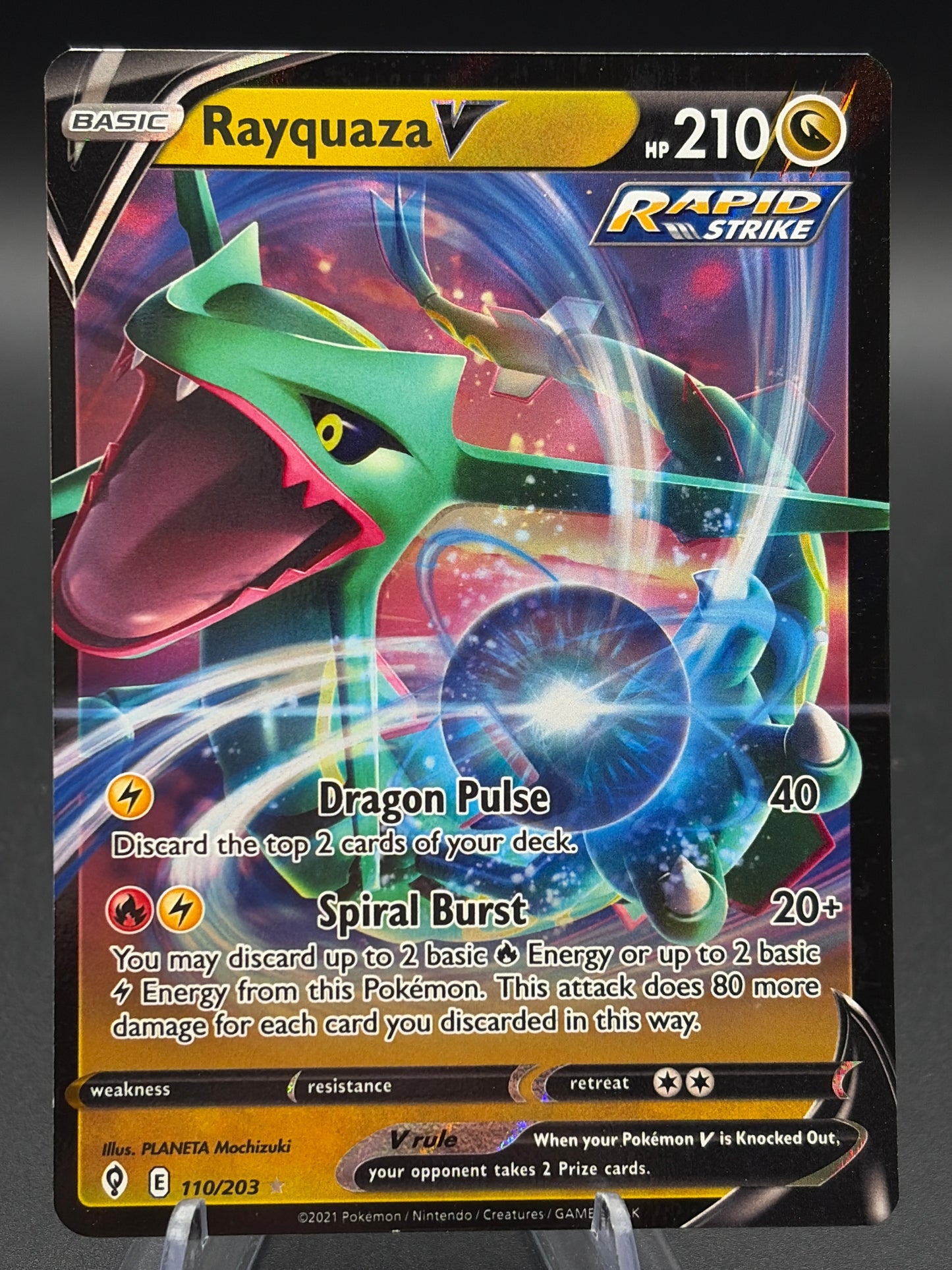 Pokemon TCG: Rayquaza V - SWSH07: Evolving Skies (SWSH07)