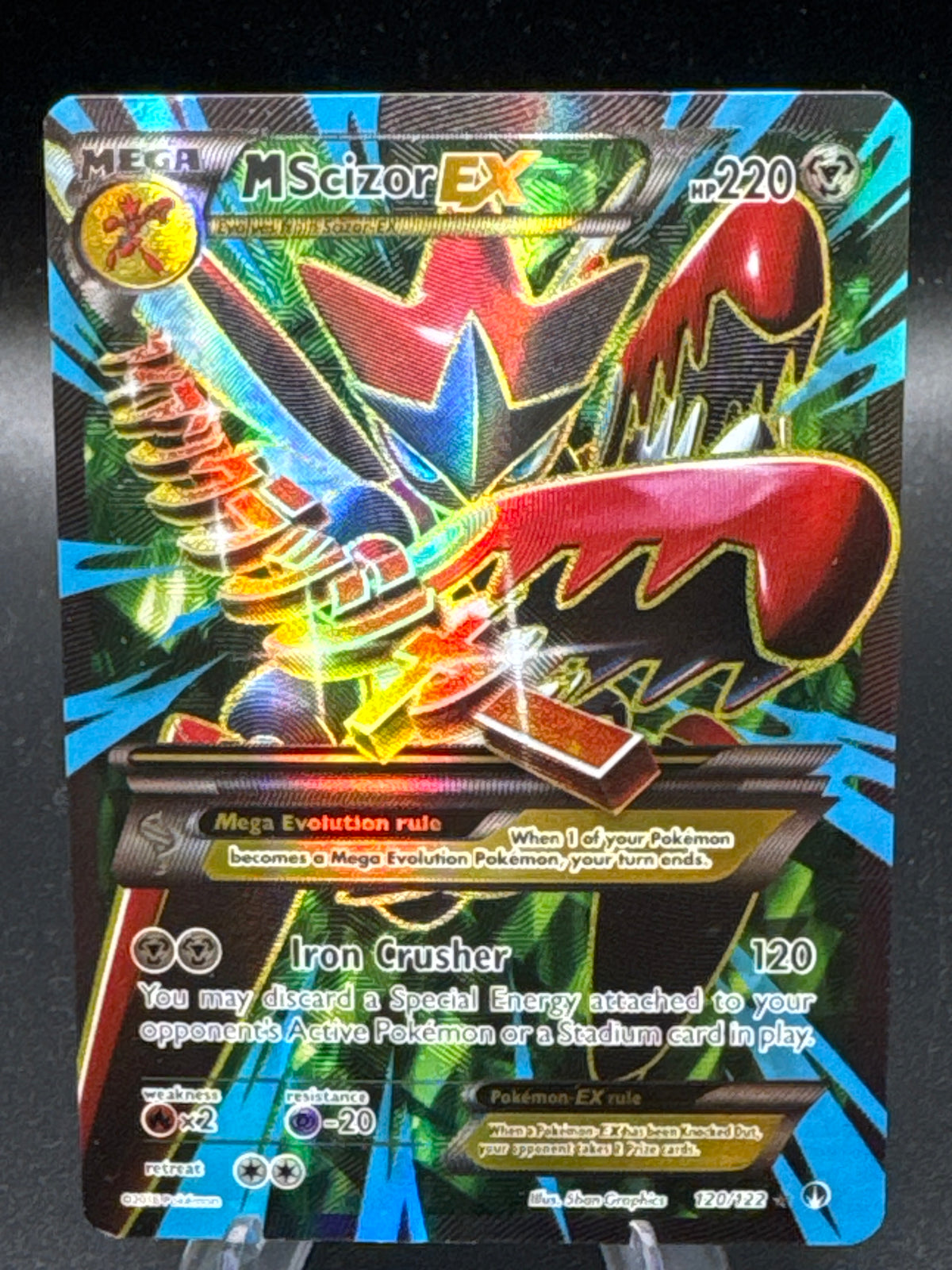 Pokémon TCG: 2016 M Scizor Ex - 120/122 - XY: Breakpoint