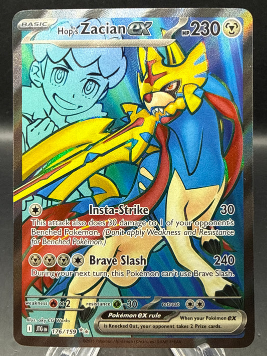 Pokémon TCG: 2025 Hop's Zacian ex 176/159 SV: Journey Together