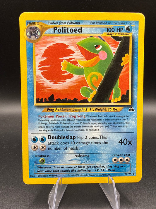 Pokémon TCG: Politoed 27/75 - Neo Discovery