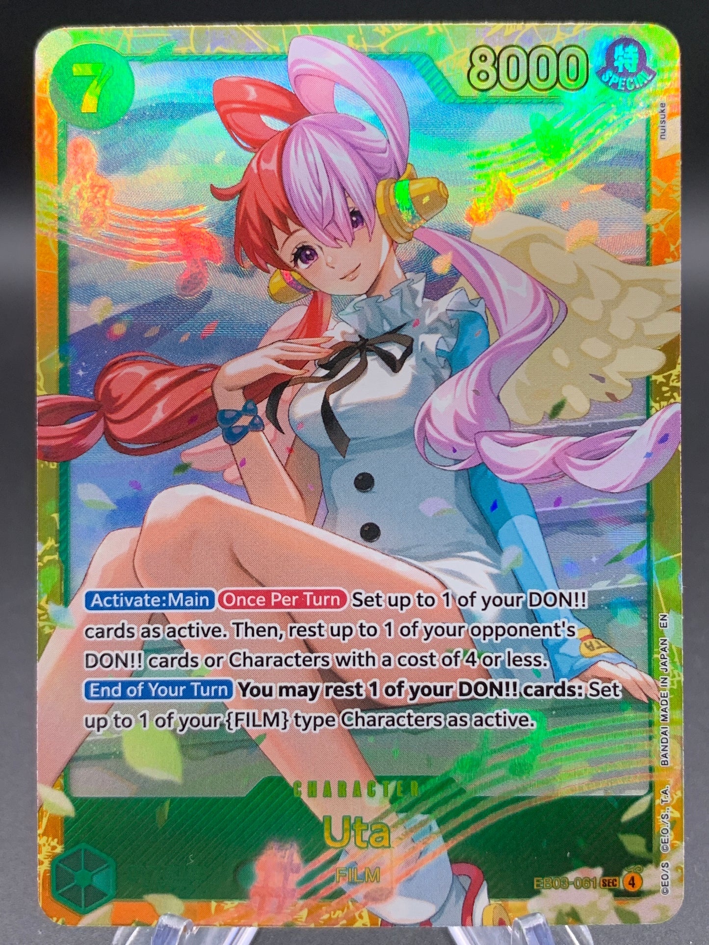 One Piece TCG: 2026 Uta - EB03-001 - Extra Booster: Heroines Edition