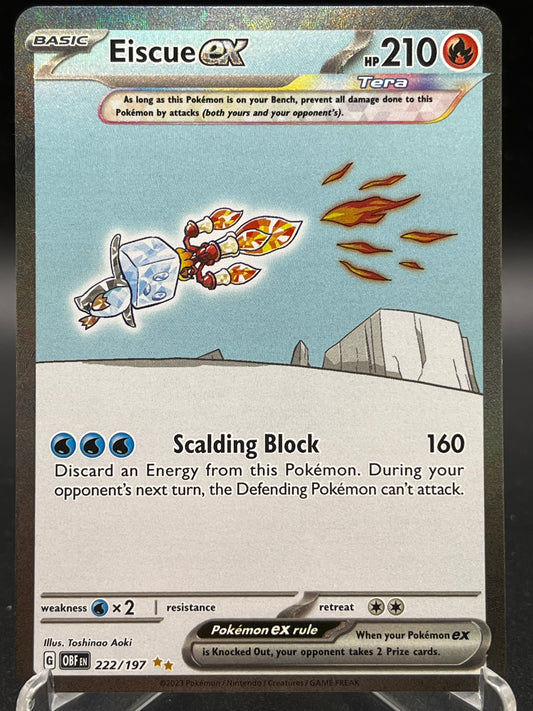Pokémon TCG: 2023 Eiscue ex - 222/197 - SV: Obsidian Flames