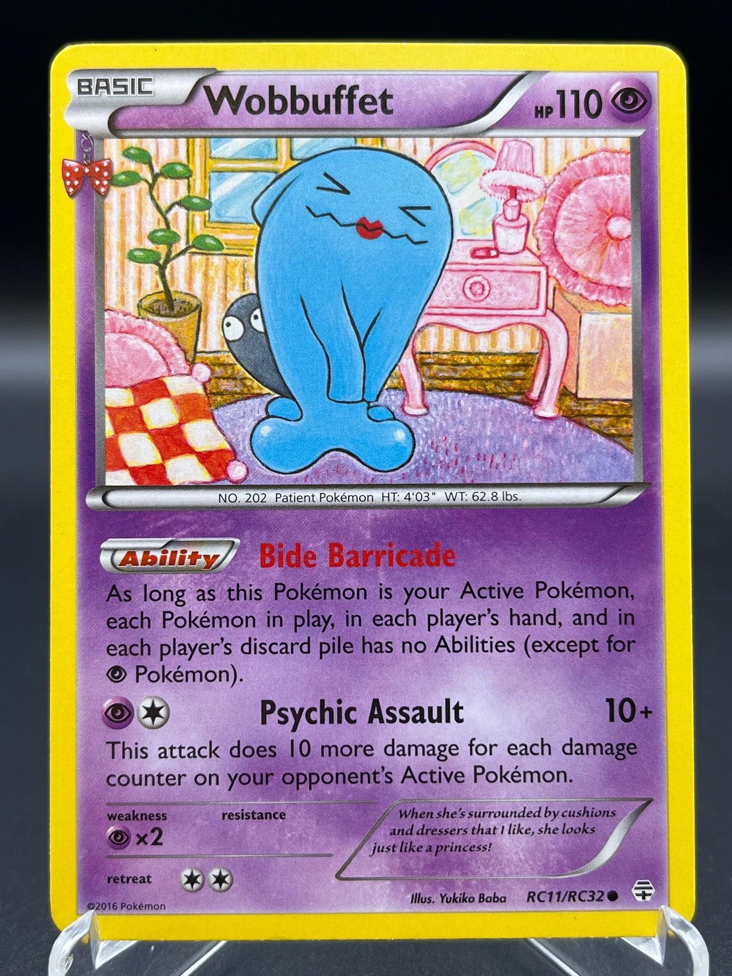 Pokémon TCG: 2016 Wobbuffet - RC11/RC32 - Generations: Radiant Collection