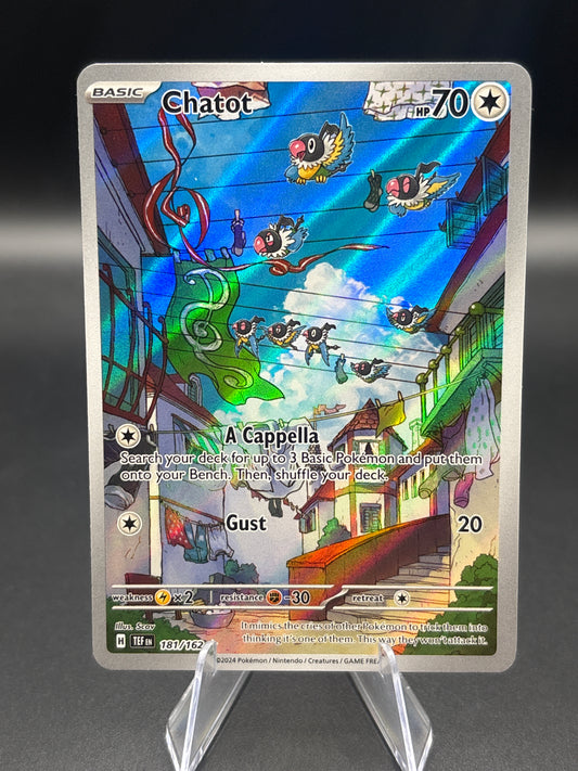 Pokémon TCG: 2024 Chatot 181/162 S&V: Temporal Forces