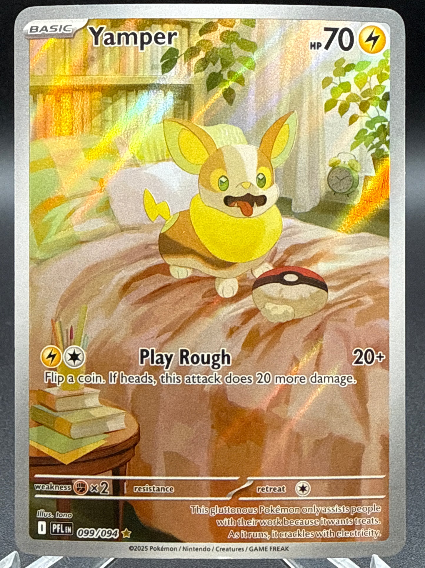 Pokémon TCG: 2025 Yamper - 099/094 - PFL: Phantasmal Flames