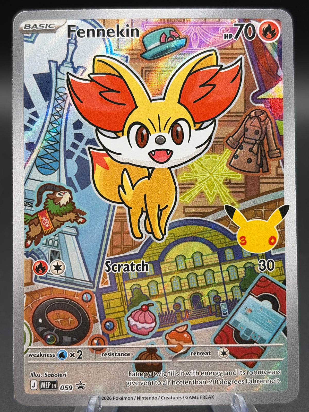 Pokémon TCG: 2025 Fennekin - #059 - ME: Mega Evolution Promo