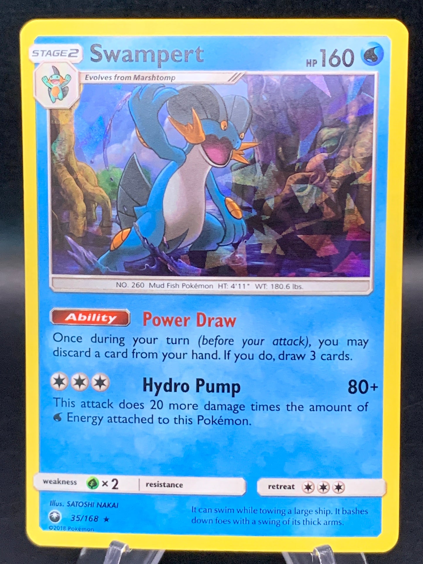 Pokémon TCG: 2018 Swampert - 35/168 - SM: Celestial Storm - Deck Exclusives