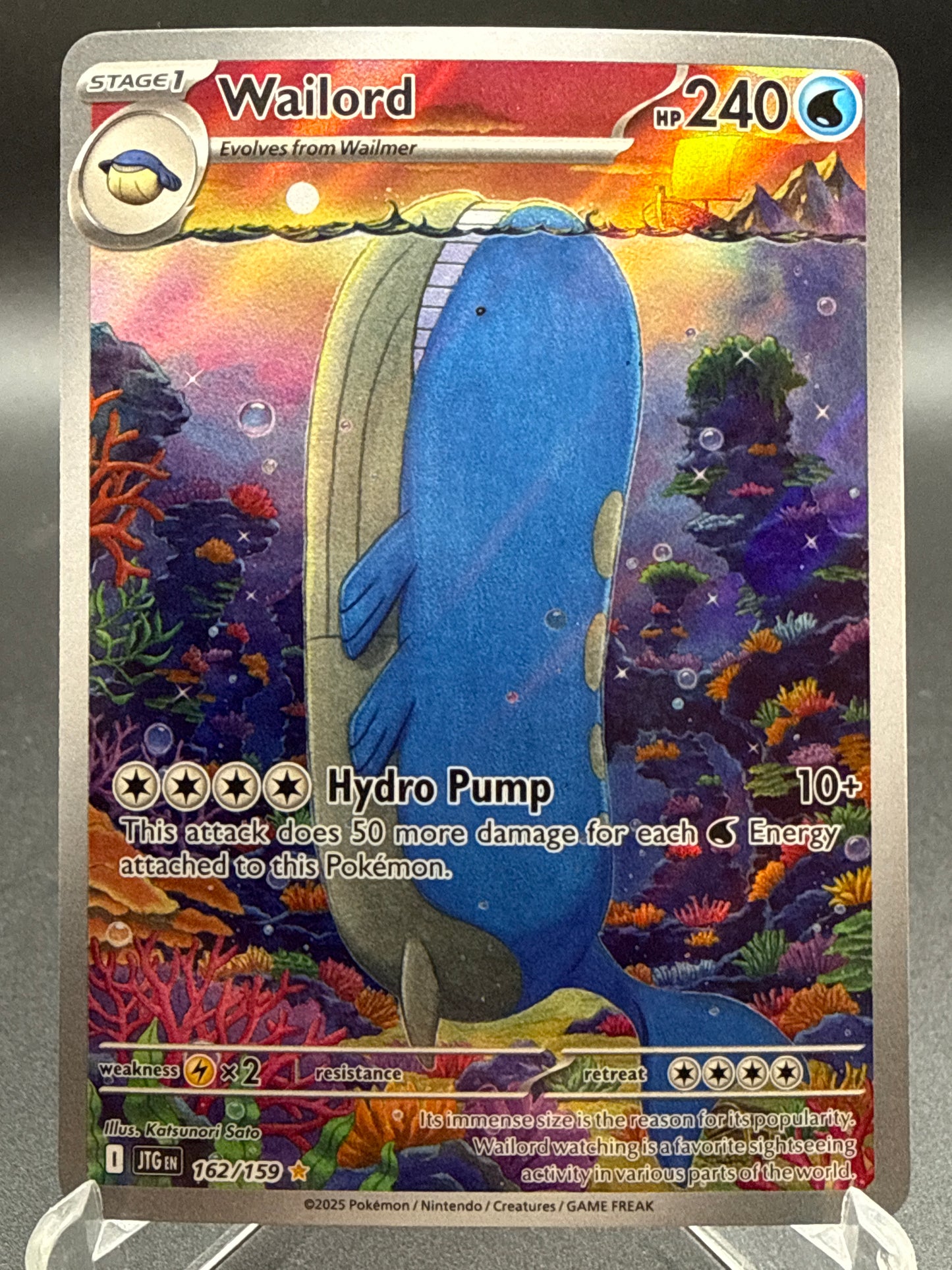 Pokémon TCG: 2025 Wailord - 162/159 - SV: Journey Together