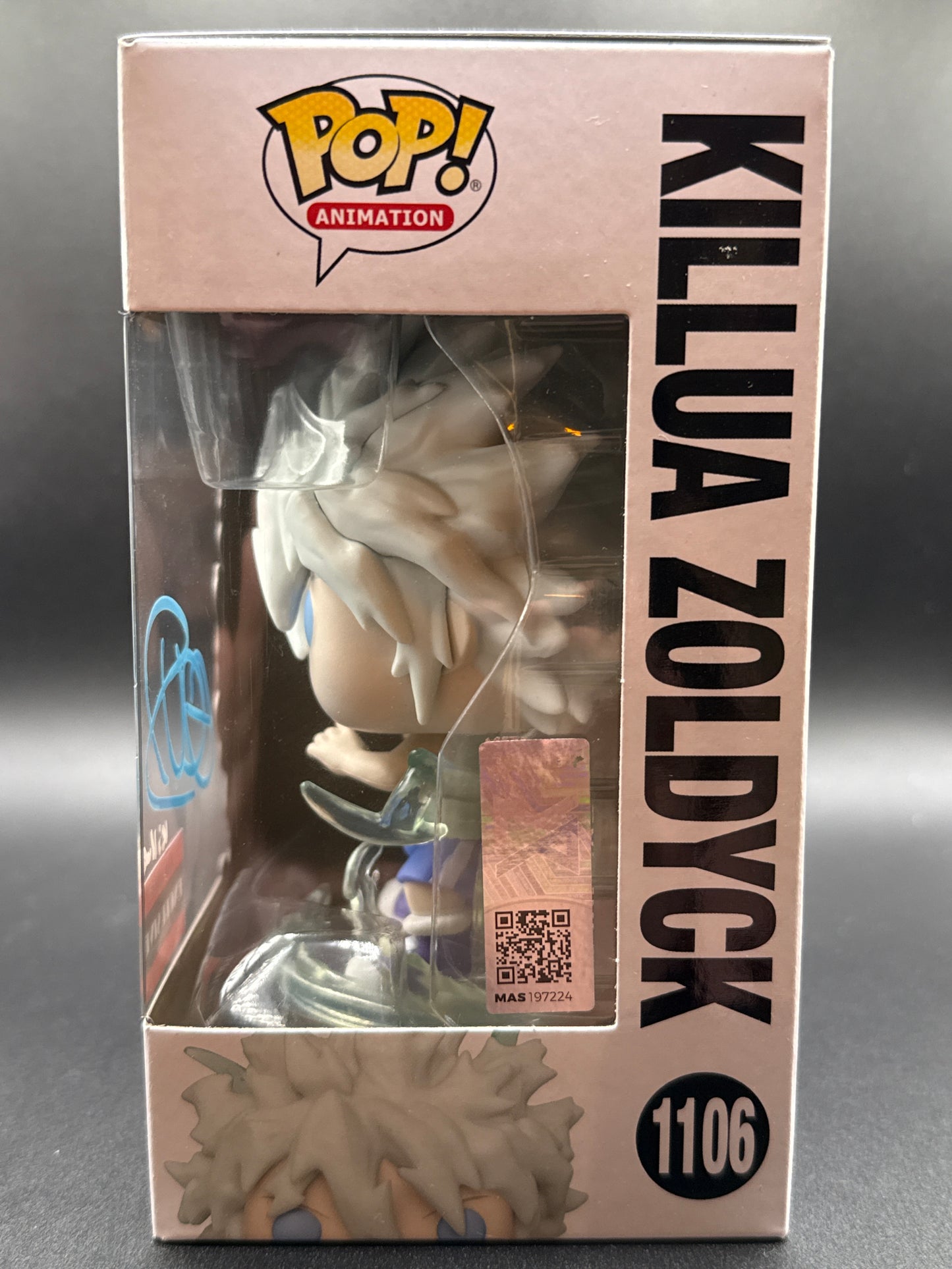 Auto Funko PoP! Anime: Hunter x Hunter - Killua Zoldyck 1106 (AAA Anime Exclusive) (7BAP Signature Series 2022 NYCC Exclusive))
