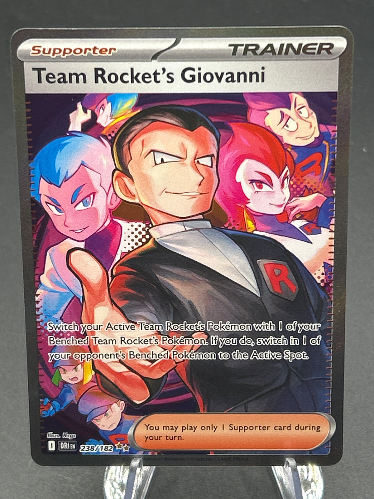 Pokémon TCG: 2025 Team Rocket's Giovanni - 238/182 - SV: Destined Rivals