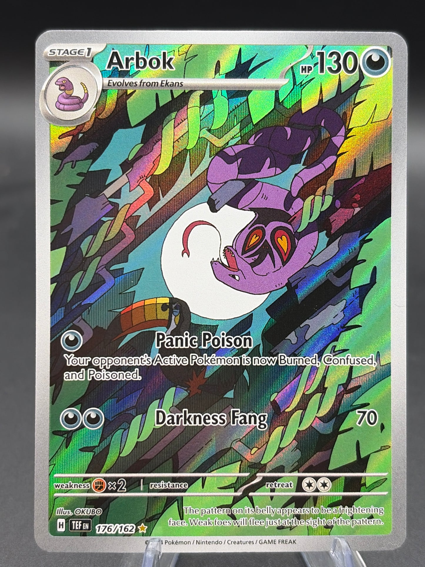 Pokémon TCG: 2024 Arbok 176/162 S&V: Temporal Forces