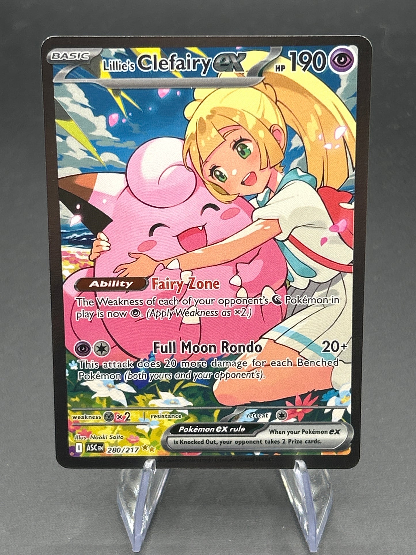 Pokémon TCG: 2026 Lillie's Clefairy ex - 280/217 - ME: Ascended Heroes