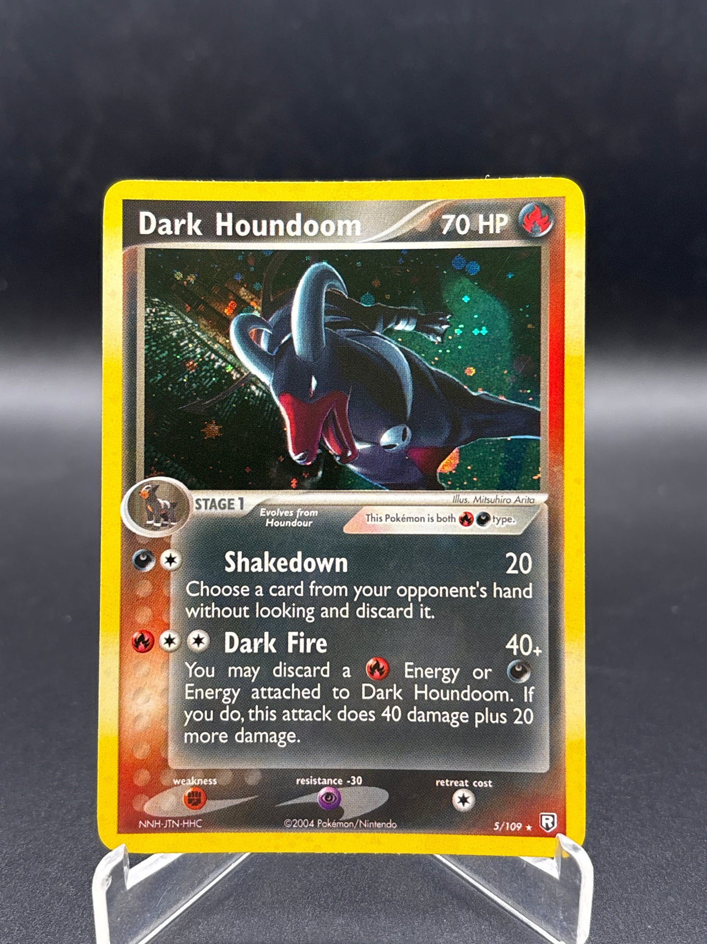 Pokemon TCG 2004 Dark Houndoom - 5/109 Team Rocket Returns Holo