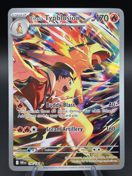 Pokémon TCG: 2025 - Ethan's Typhlosion - 190/182 - SV: Destined Rivals