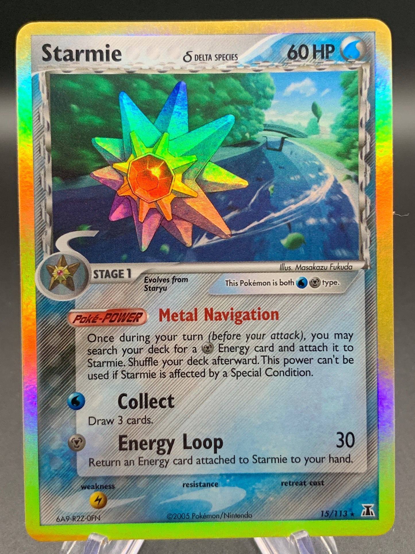 Pokémon TCG: 2005 Starmie - 15/113 - Delta Species Holo