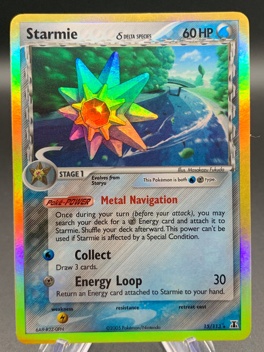 Pokémon TCG: 2005 Starmie - 15/113 - Delta Species Holo