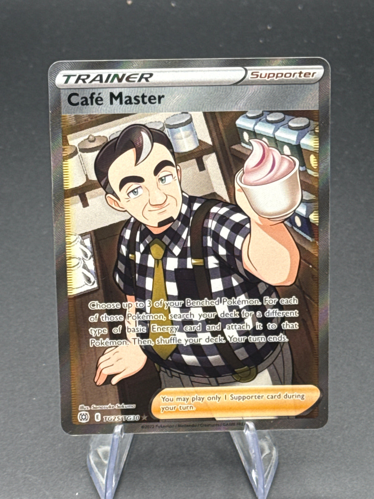 Pokémon TCG: 2022 Cafe Master TG25/TG30  - SWSH09: Brilliant Stars Trainer Gallery