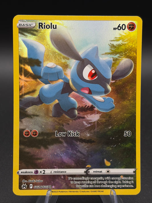 Pokémon TCG: 2023 Riolu - GG26/GG70 - SWSH: Crown Zenith Galarian Gallery