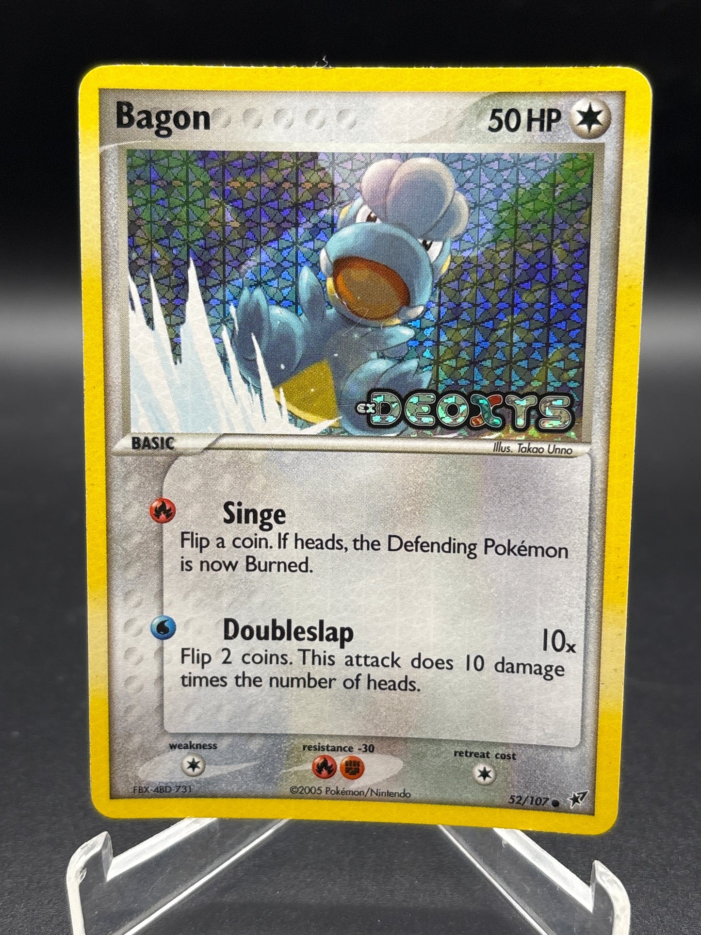 Pokémon TCG: 2005 Bagon 52/107 - Deoxys Reverse Holo