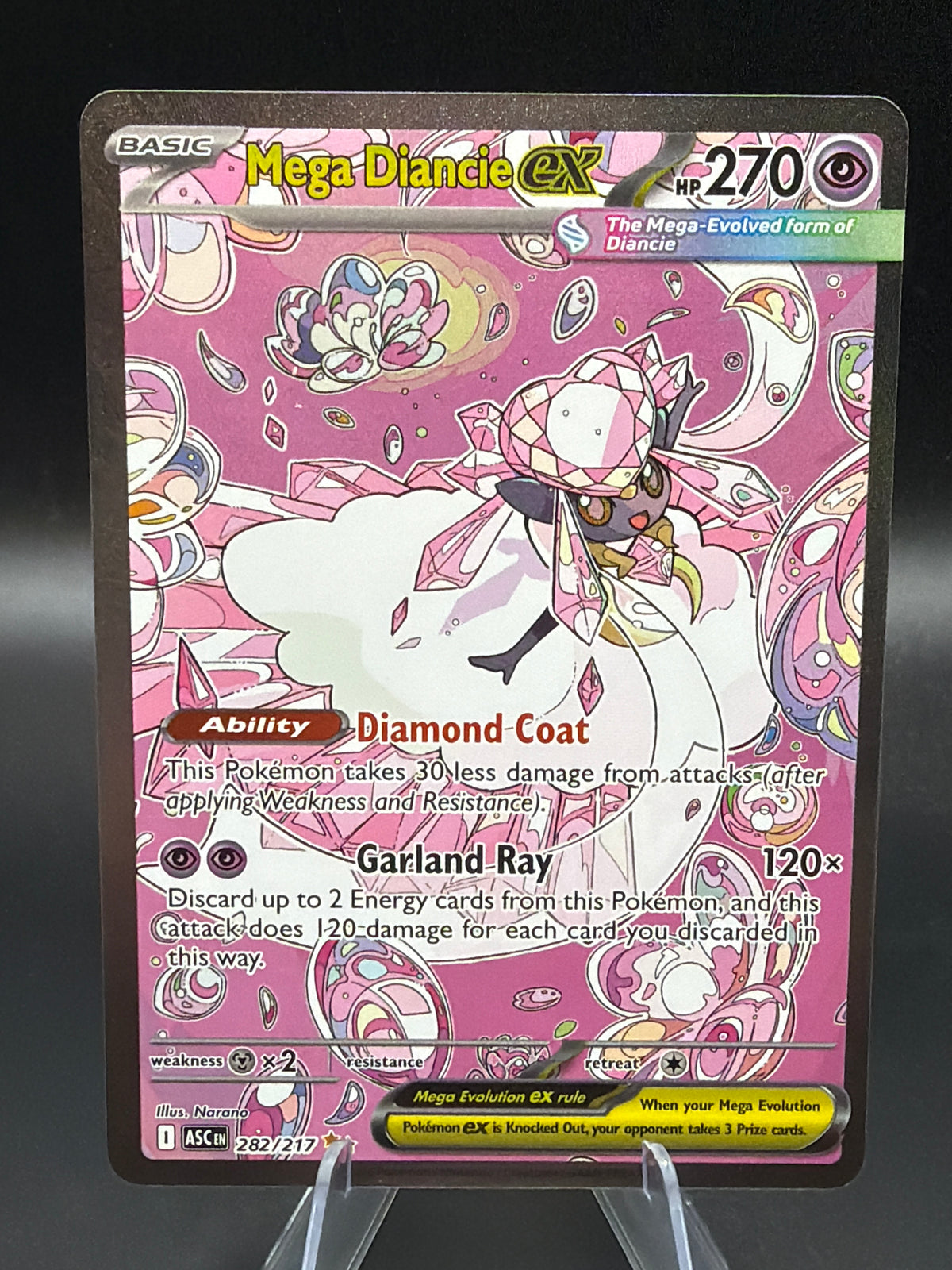 Pokémon TCG: 2026 Mega Diancie ex - 282/217 - ME: Ascended Heroes